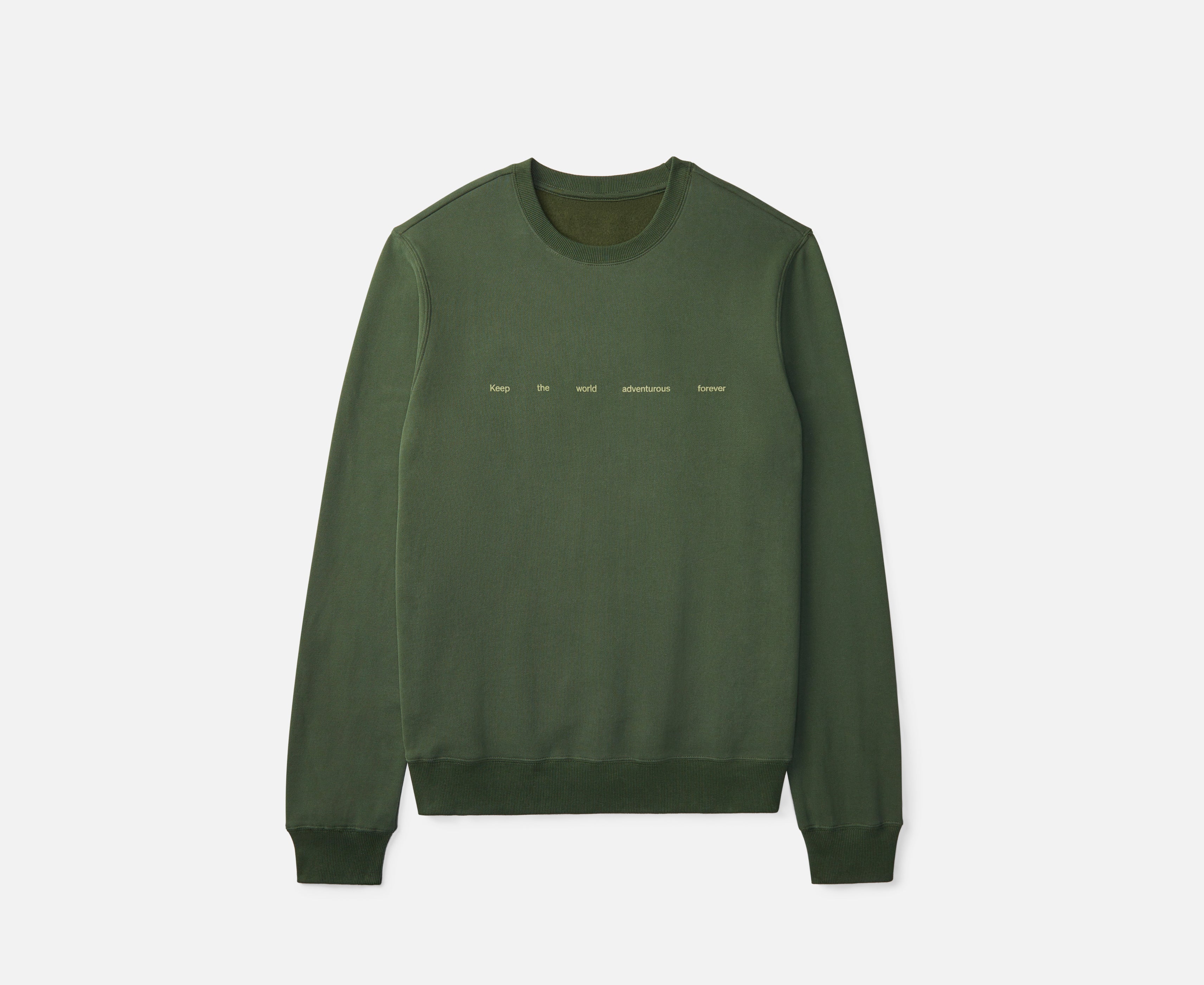 Adventurous Graphic Crewneck Sweatshirt
