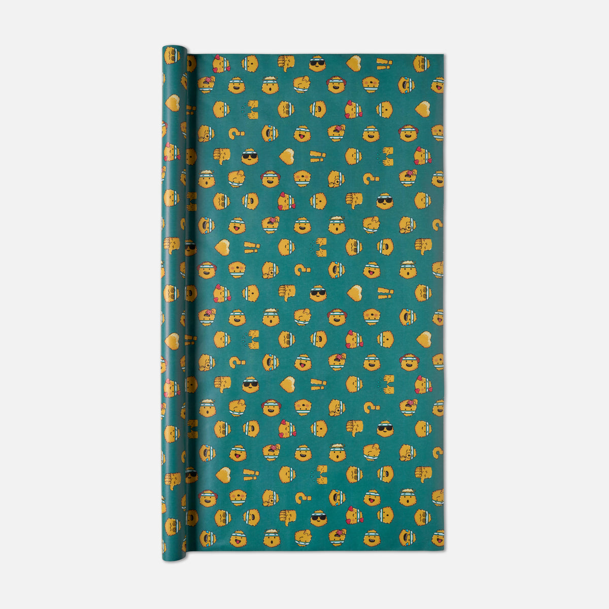 Gear Guard Emoticon Wrapping Paper