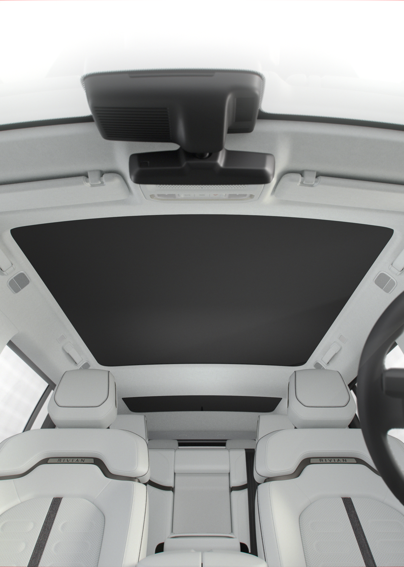 R1S Glass Roof Sunshades