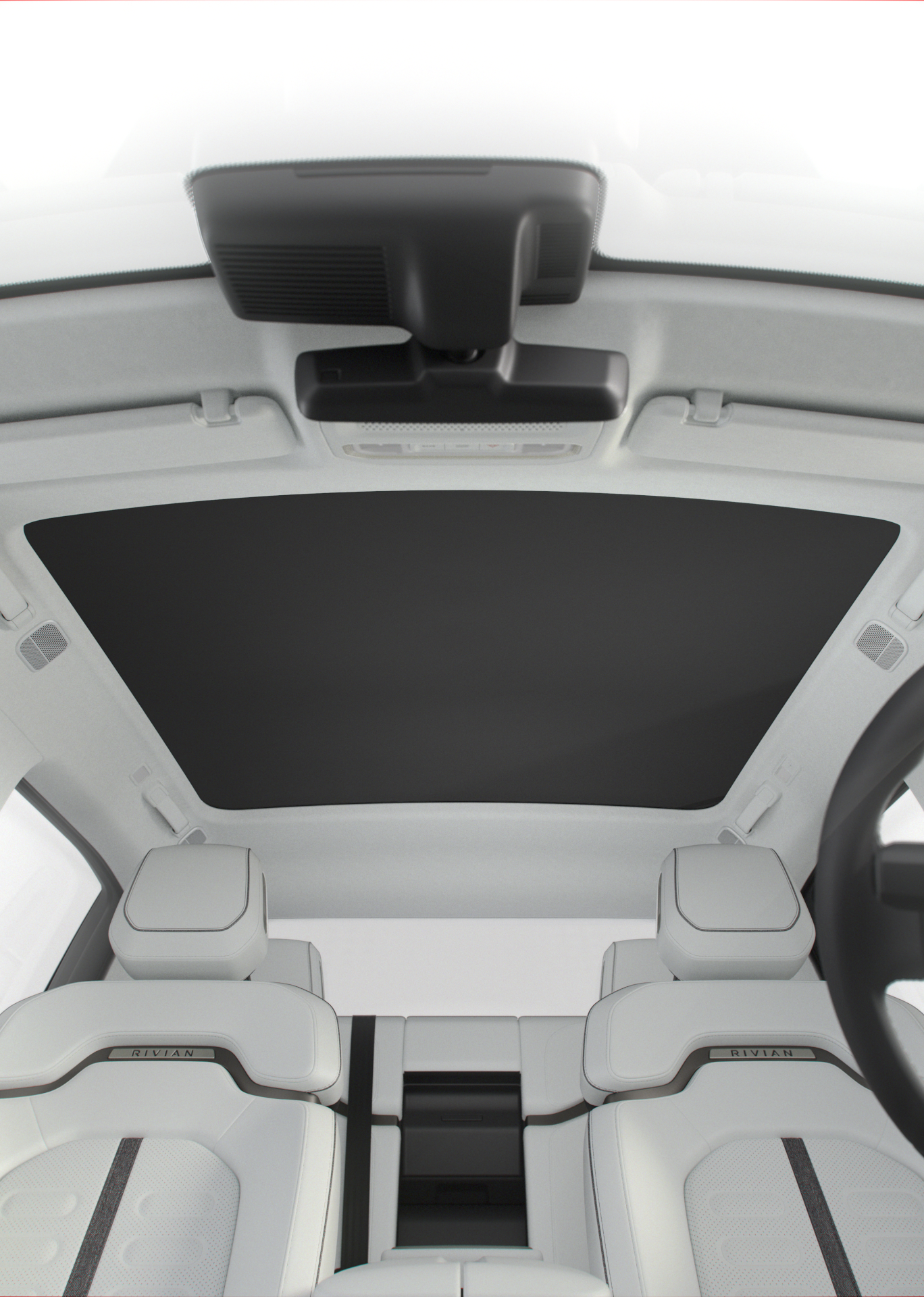 R1T Glass Roof Sunshade