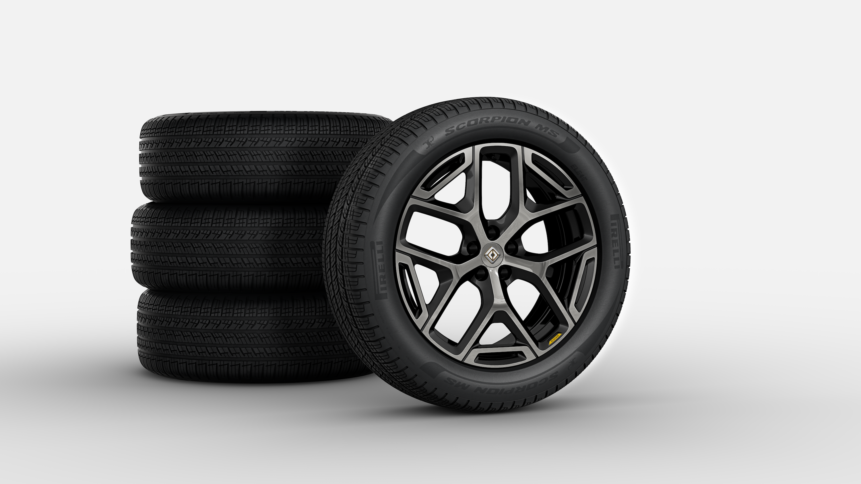 R2 21” Liquid Tungsten All-Season Wheel and Tire Set